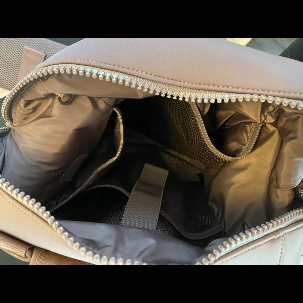Medium Indi Dagne Dover Diaper bag in dune